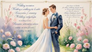משפטים יפים להזמנה לחתונה מהמקורות